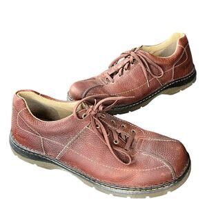 Dr Martens Y2K Oxford Shoes Mens 13 Brown Leather Lace Up Chunky Classic 11199